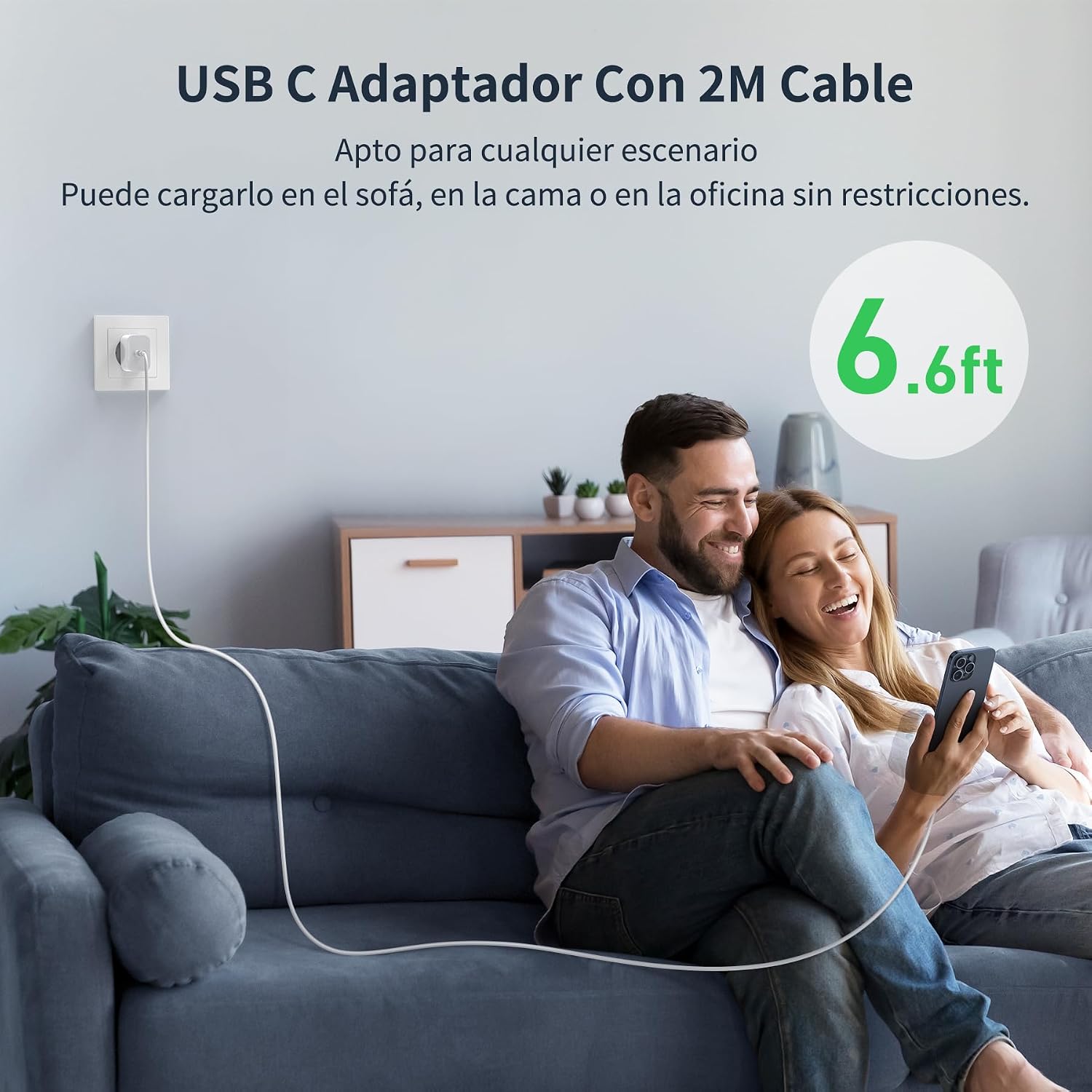 Thumbnail 2 de 30W Cargador USB-C 2 m para iPhone