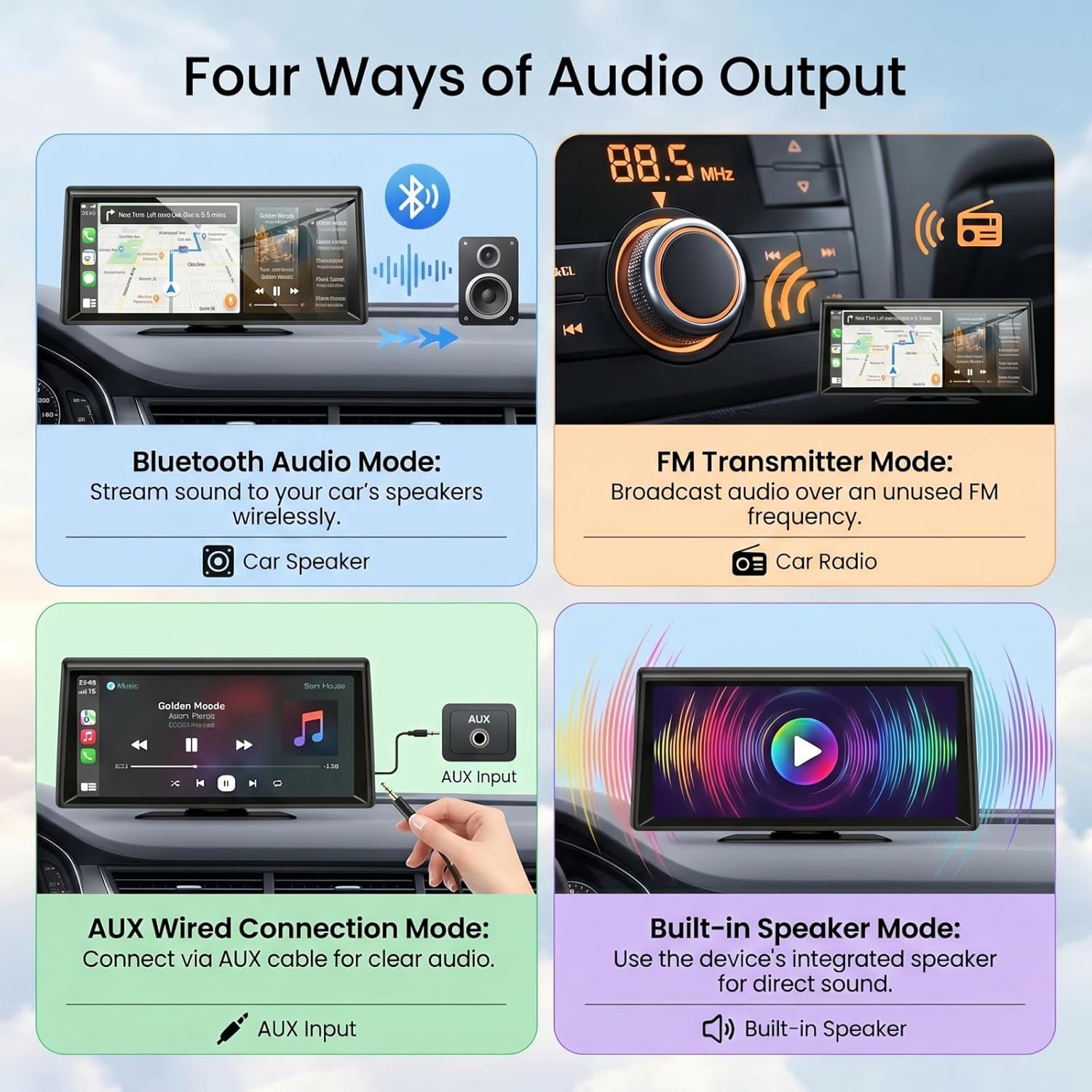 Thumbnail 2 de 8.1" Wireless CarPlay Screen