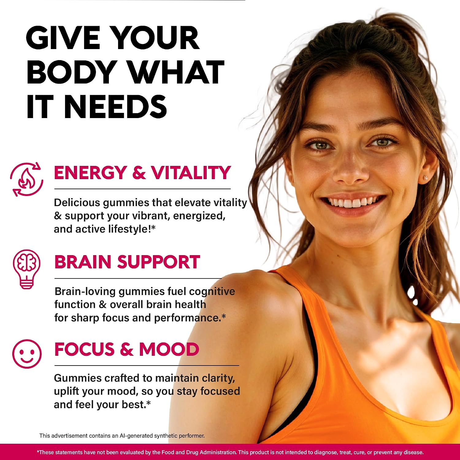 Detalle de NUTRAHARMONY B-Complex Gummies, Vegan Mixed Berry with B12 and Vitamin C