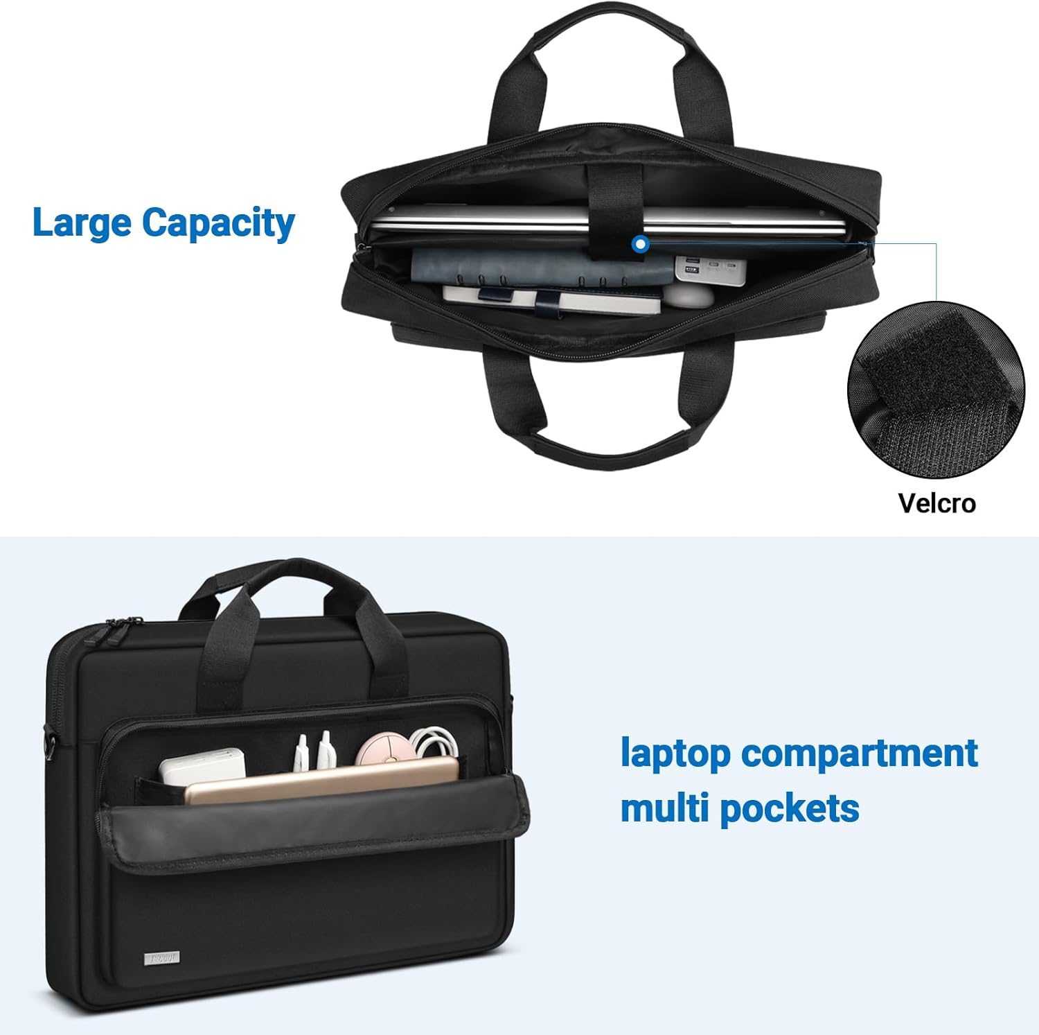 Thumbnail 2 de TECOOL 15.6 Laptoptasche für 16 Zoll Notebook