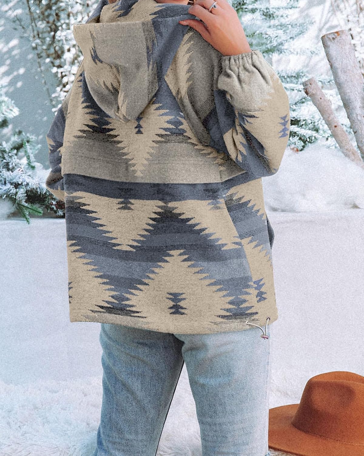 Detalle de Fessceruna Women's Western Hoodie in Polyester