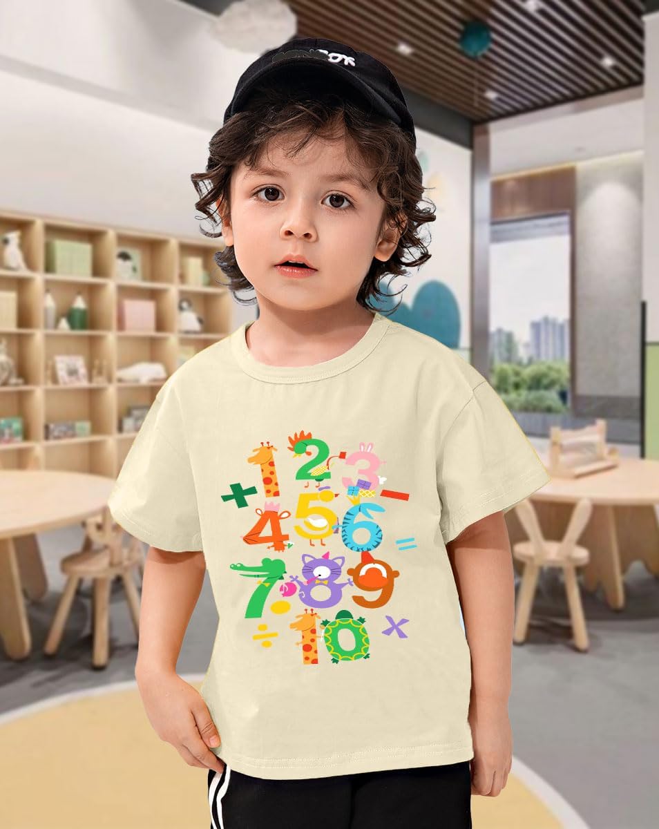 Detalle de tiorhooe Number Day Kids Maths T Shirt – 3 to 7 Years