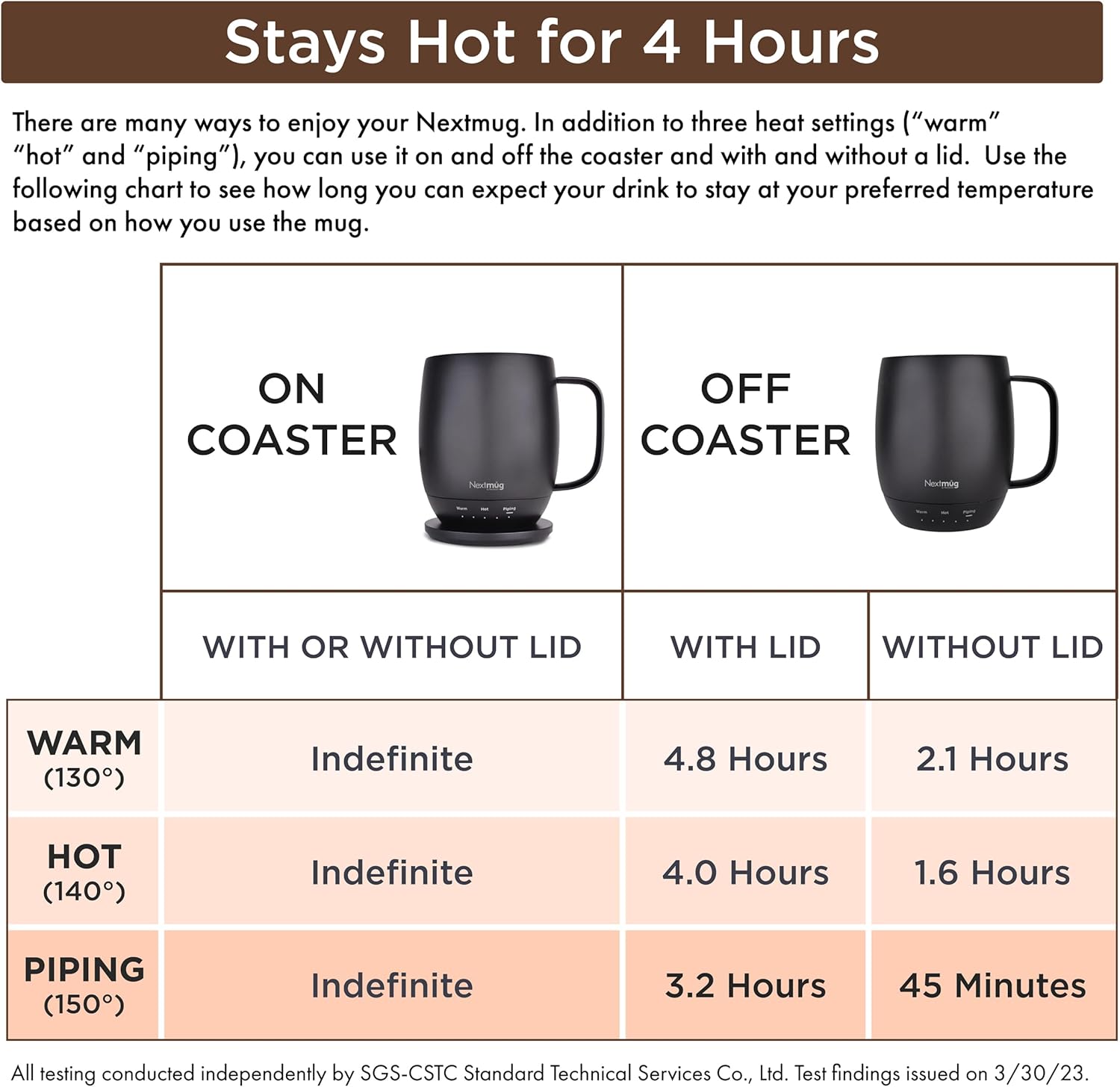 Thumbnail 4 de Nextmug Self-Heating Mug 14 oz