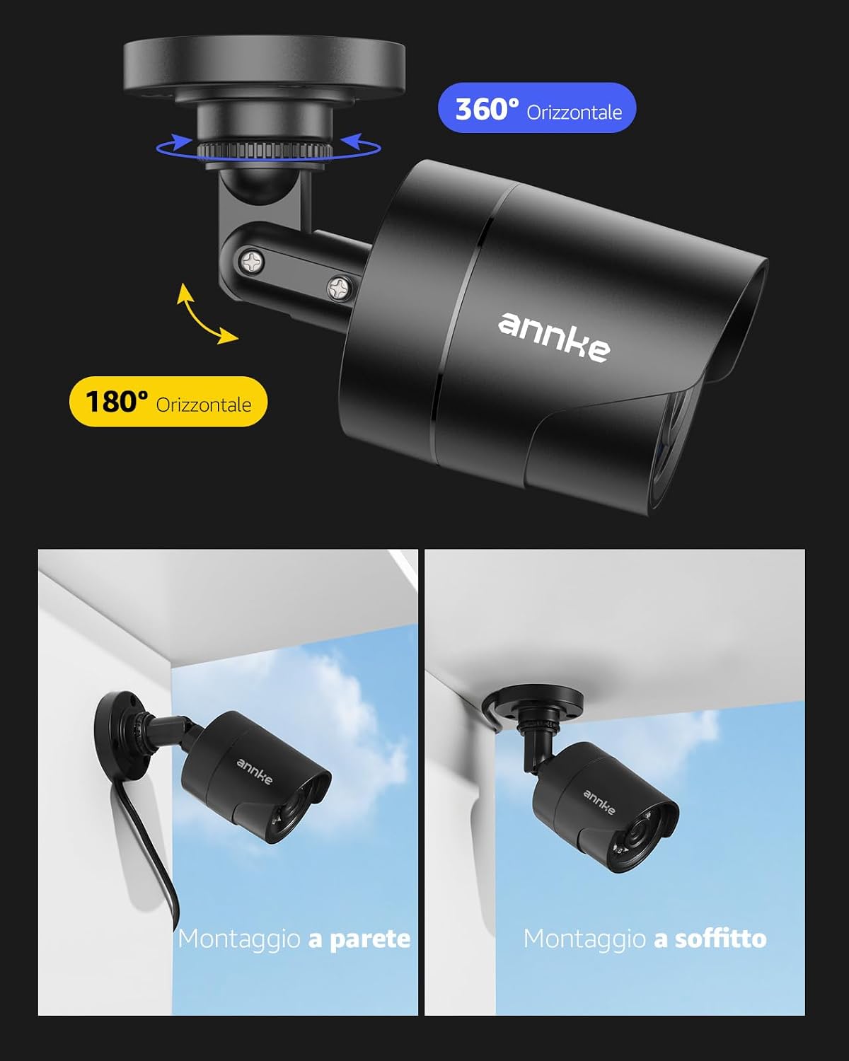 Thumbnail 6 de ANNKE 1080P Telecamera di Sorveglianza Esterna
