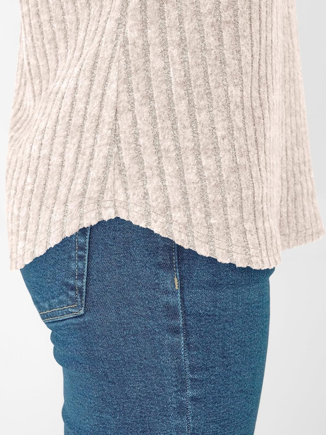 Detalle de AUTOMET Summer V-Neck Tunic Sweater Blouse for Women