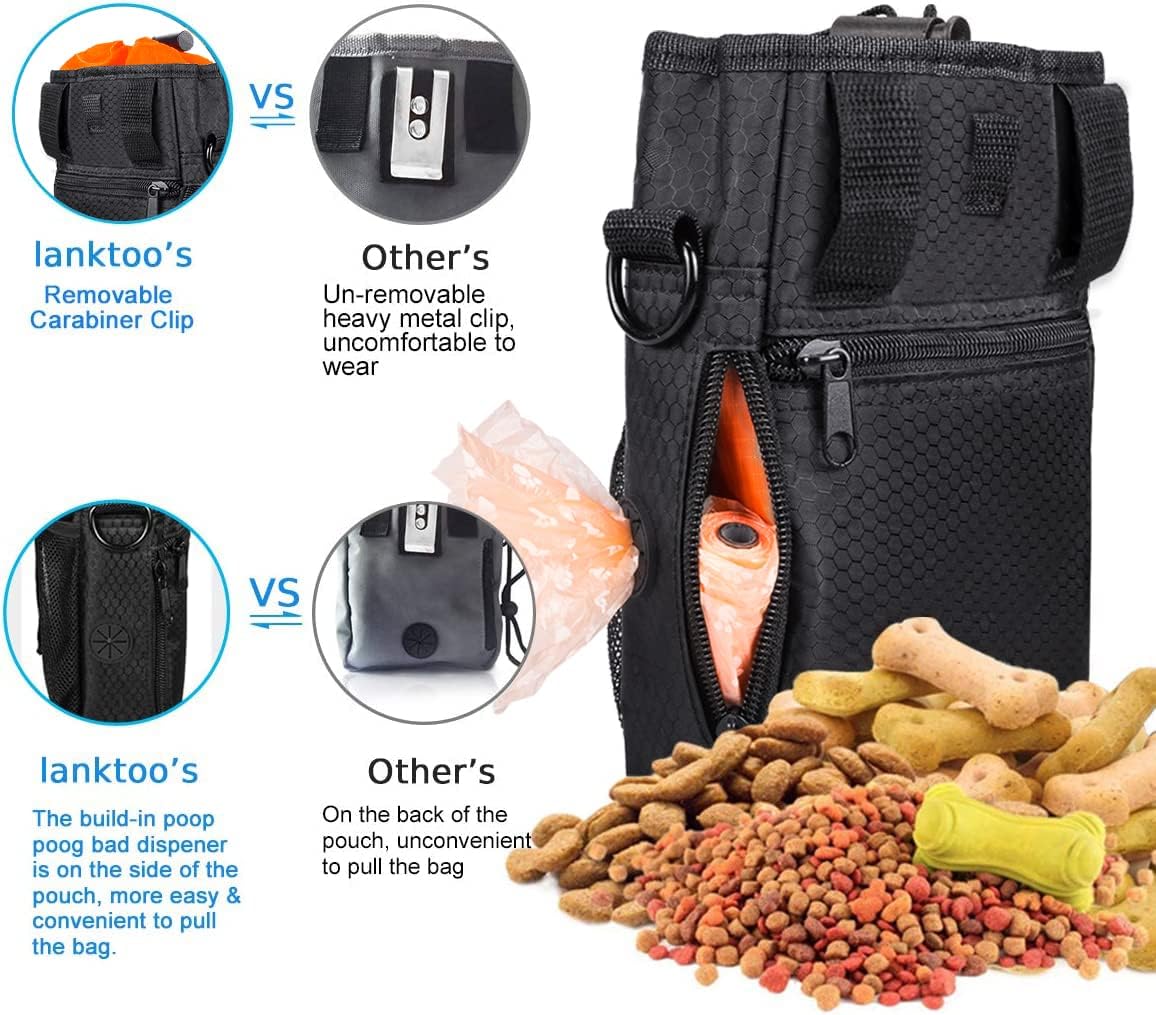 Detalle de lanktoo Dog Treat Pouch Bag with Poop Holder