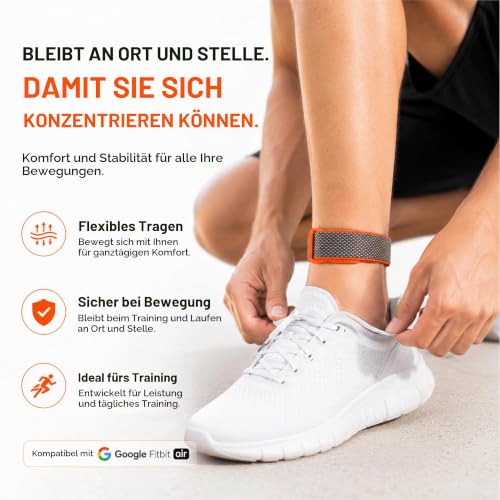 Detalle 2 de Zspoly Oberarmband kompatibel mit Google Fitbit Air – verstellbares, atmungsaktives Nylon-Armband für Sportler