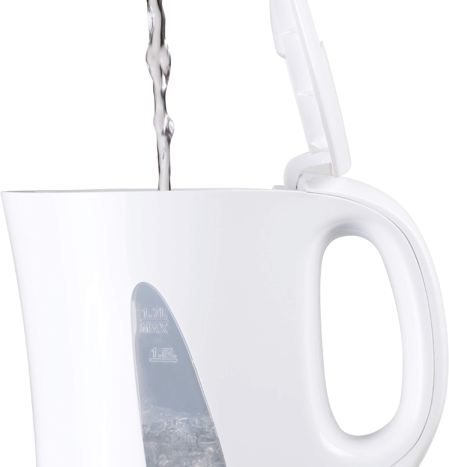 Thumbnail 3 de Daewoo Essentials 1.7L Fast Boil Electric Kettle – White