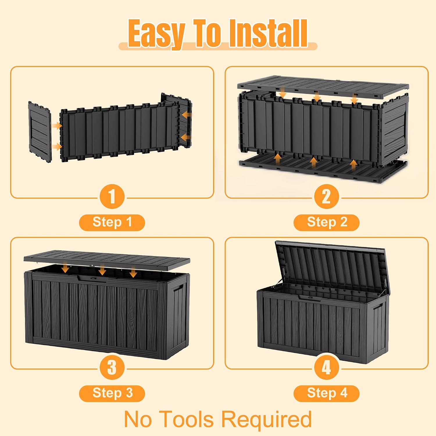 Thumbnail 6 de Outdoor Storage Box 140-Gallon Deck Box