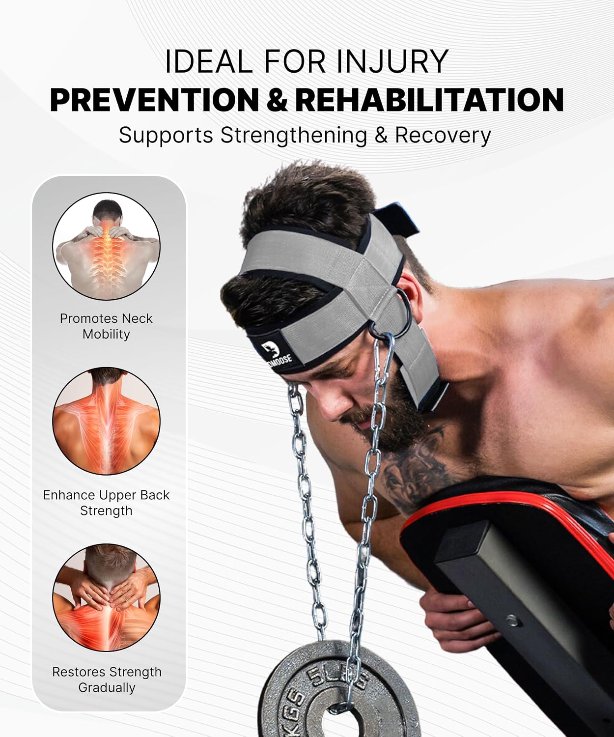 Thumbnail 6 de DMoose neck harness for weight lifting