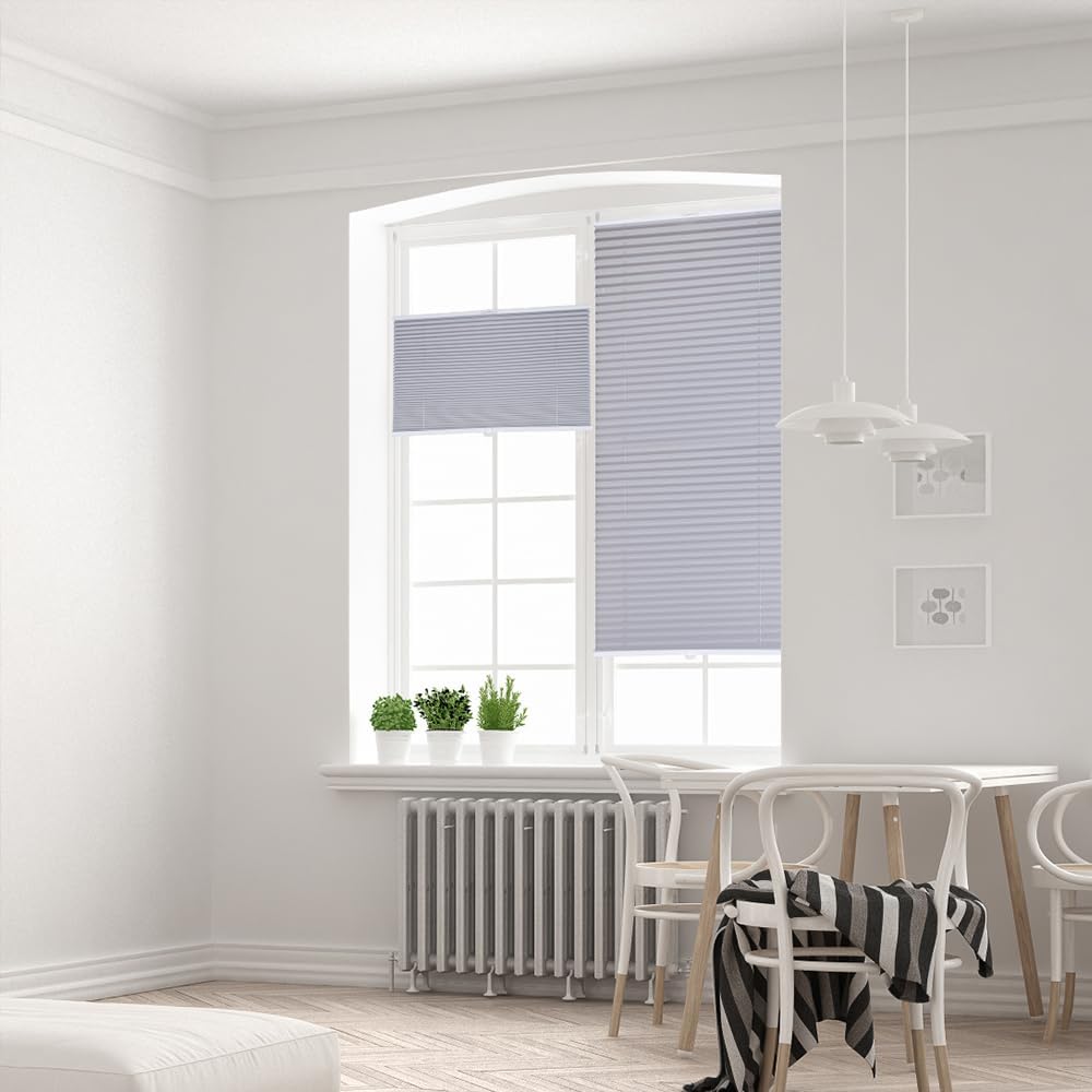 Thumbnail 4 de Sekey Plissee Ohne Bohren Verdunkelung – Klemmfix, 80x200 cm, Blaugrau