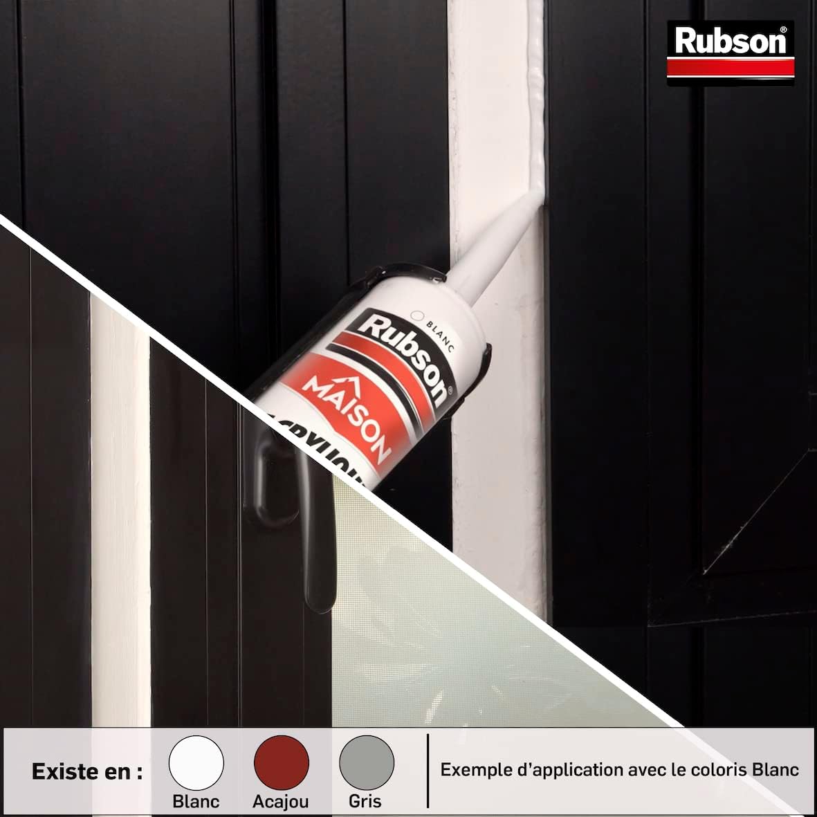 Thumbnail 4 de Rubson Mastic Maison Acrylique Murs & Fenêtres blanc – cartouche 280 ml