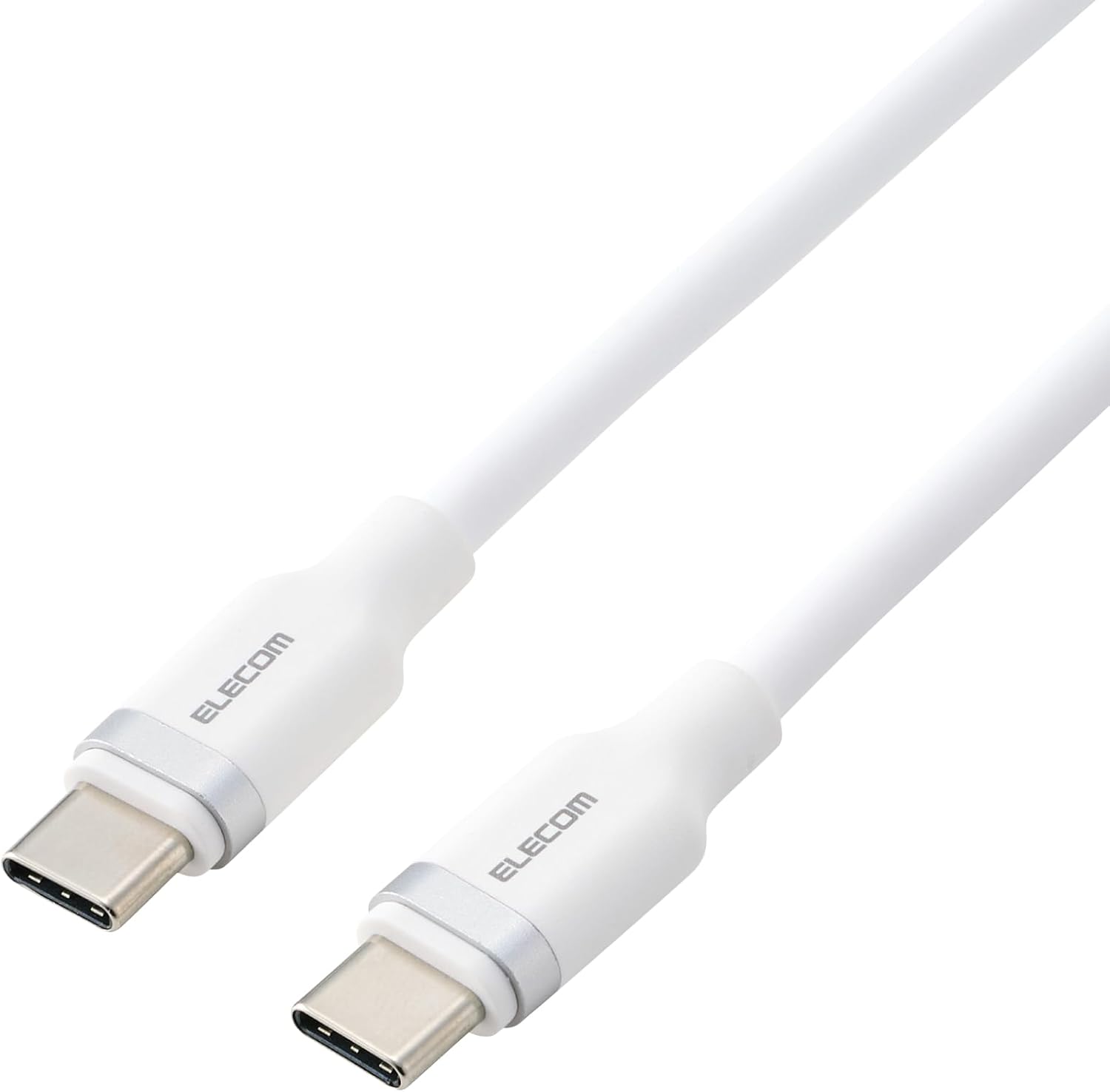 Detalle de エレコム MPA-CCECFS05WH USB Type-Cケーブル 0.5m 発泡シリコン・PD最大60W対応