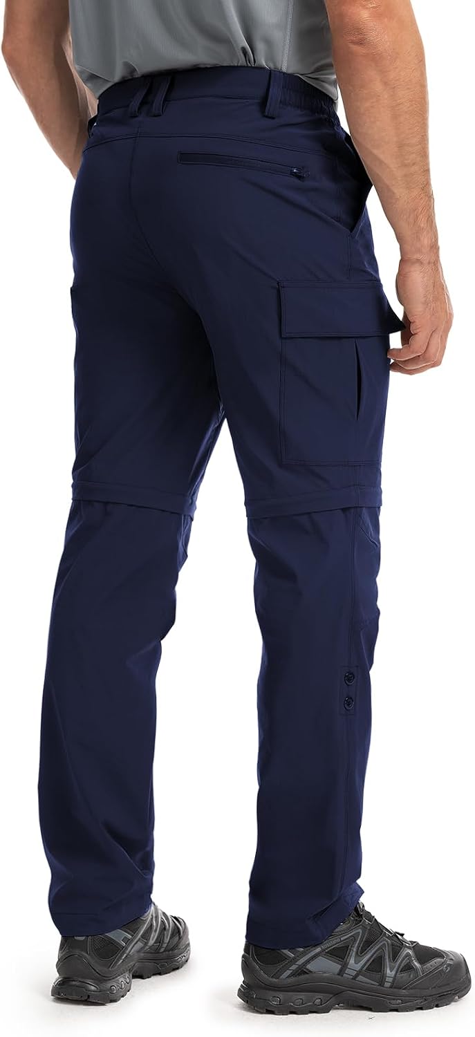 Thumbnail 2 de Hiauspor Wanderhose Herren Zip-Off – atmungsaktive Softshellhose mit 5 Taschen, Nylon-Spandex, leicht & schnell trocknend