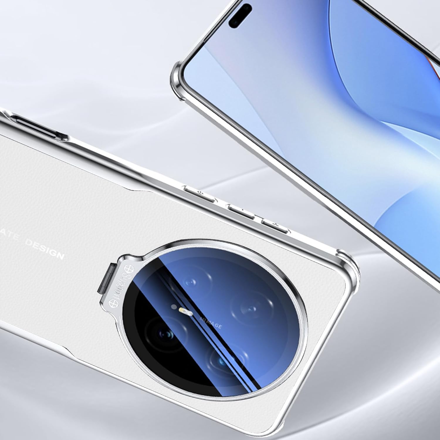 Thumbnail 5 de zZjoOoj Hülle für Honor Magic 8 Pro mit stoßfesten Ecken, TPU & integriertem Kameraschutz – Standhülle in Weiß