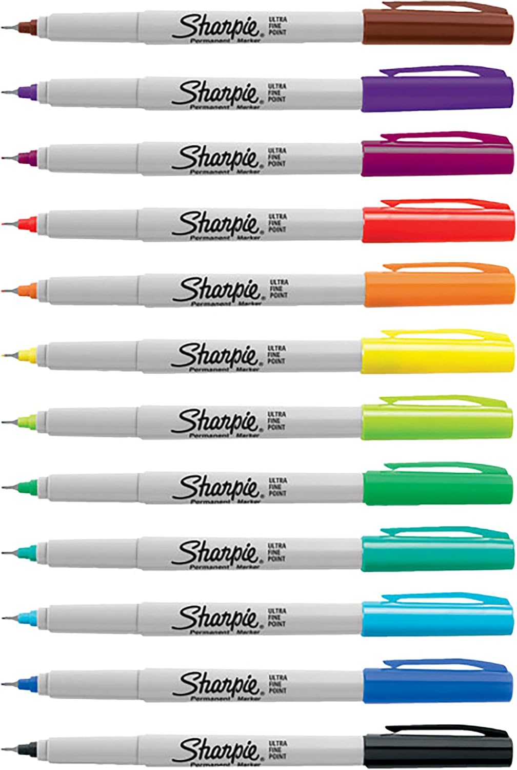 Detalle 2 de Sharpie marqueurs indélébiles pointe ultra fine – Lot de 12 📐