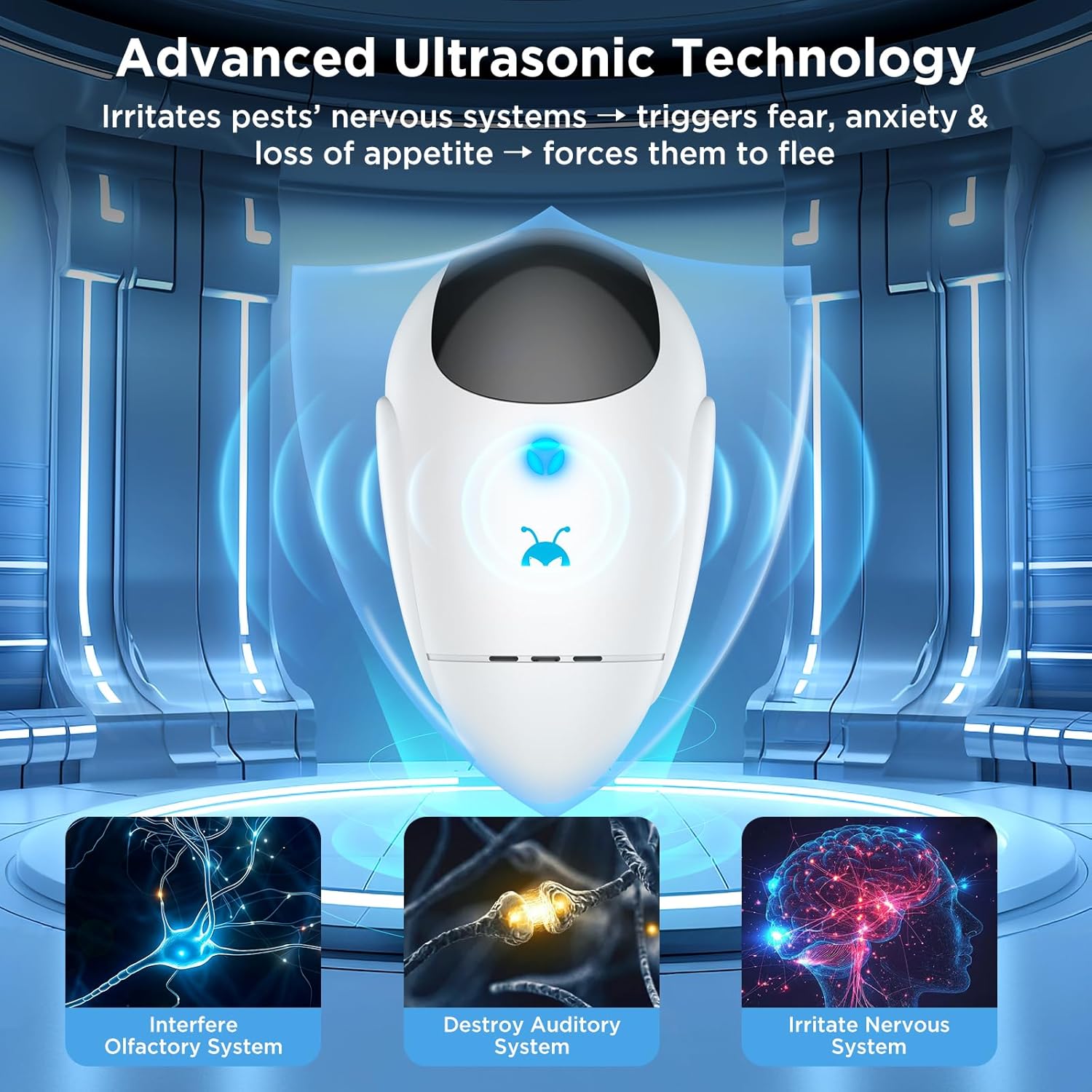 Thumbnail 2 de Neatmaster 2026 Upgraded Ultrasonic Pest Repeller (4 Pack) – Effective Indoor Rodent & Insect Control, Chemical-Free