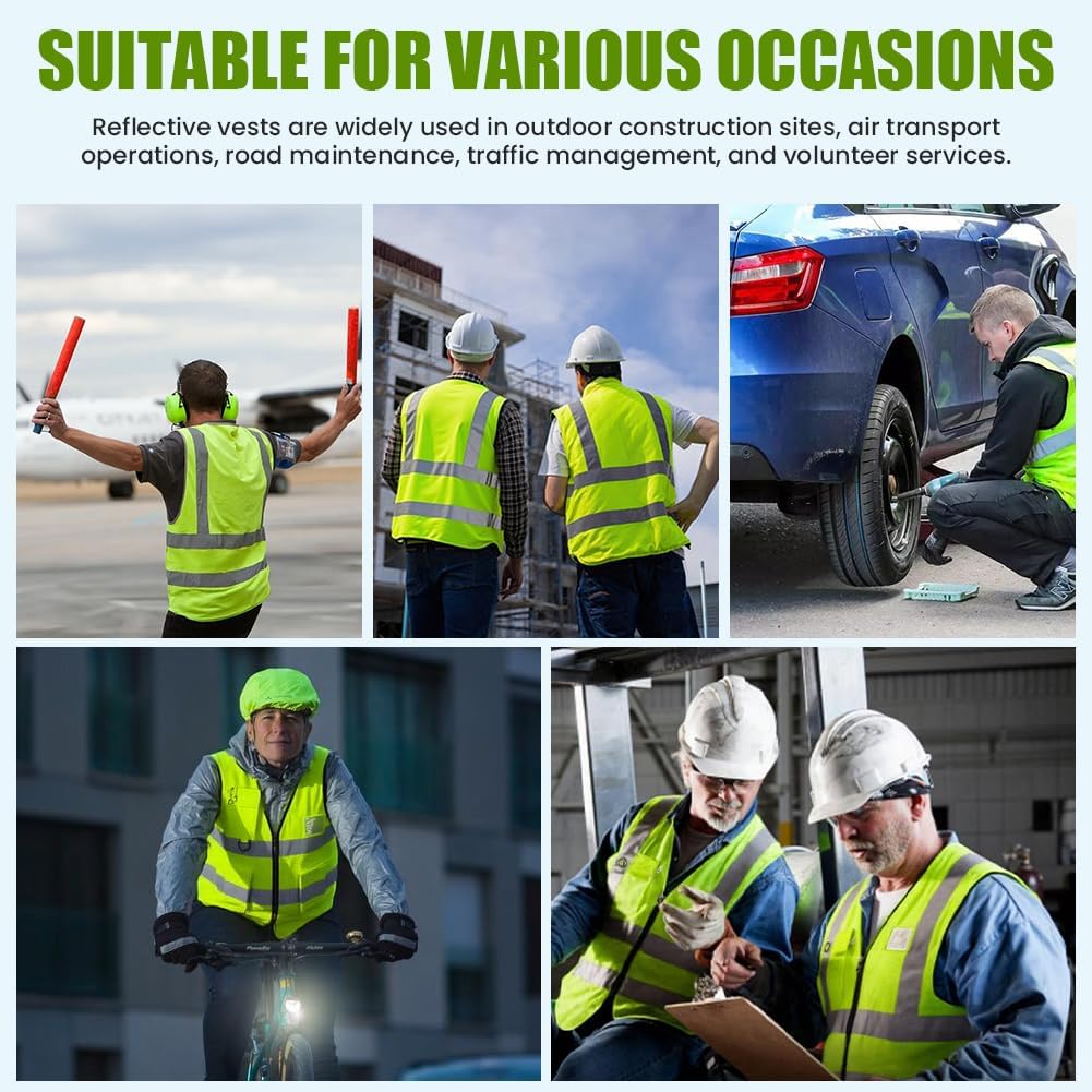 Thumbnail 4 de Adiwo Gilet di Sicurezza Riflettente 5 cm 👷♂️