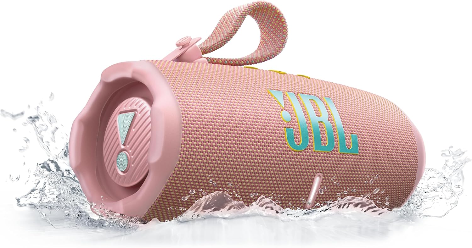 Detalle de JBL Charge 6 Wireless Portable Bluetooth Speaker (Pink)
