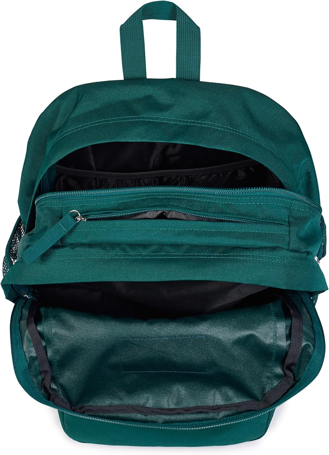Detalle 2 de JANSPORT Big Day Rucksack – Großer 26L Alltagsrucksack für Schule, Reisen & Freizeit, Deep Juniper