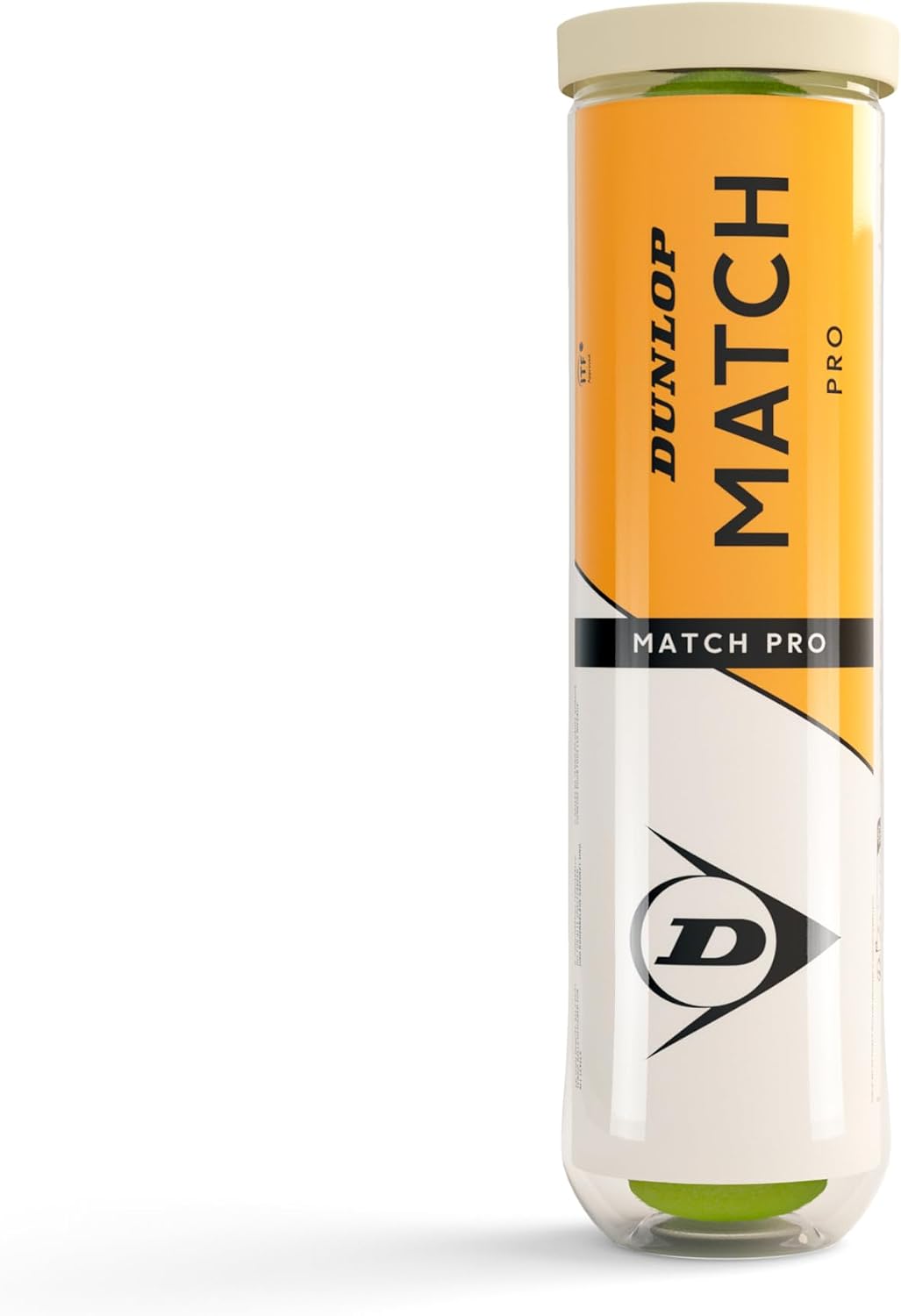 Detalle de Dunlop Match Pro Tennisball – ITF-zertifiziert, Allround für Sand, Hartplatz & Rasen (Amazon Exclusive)