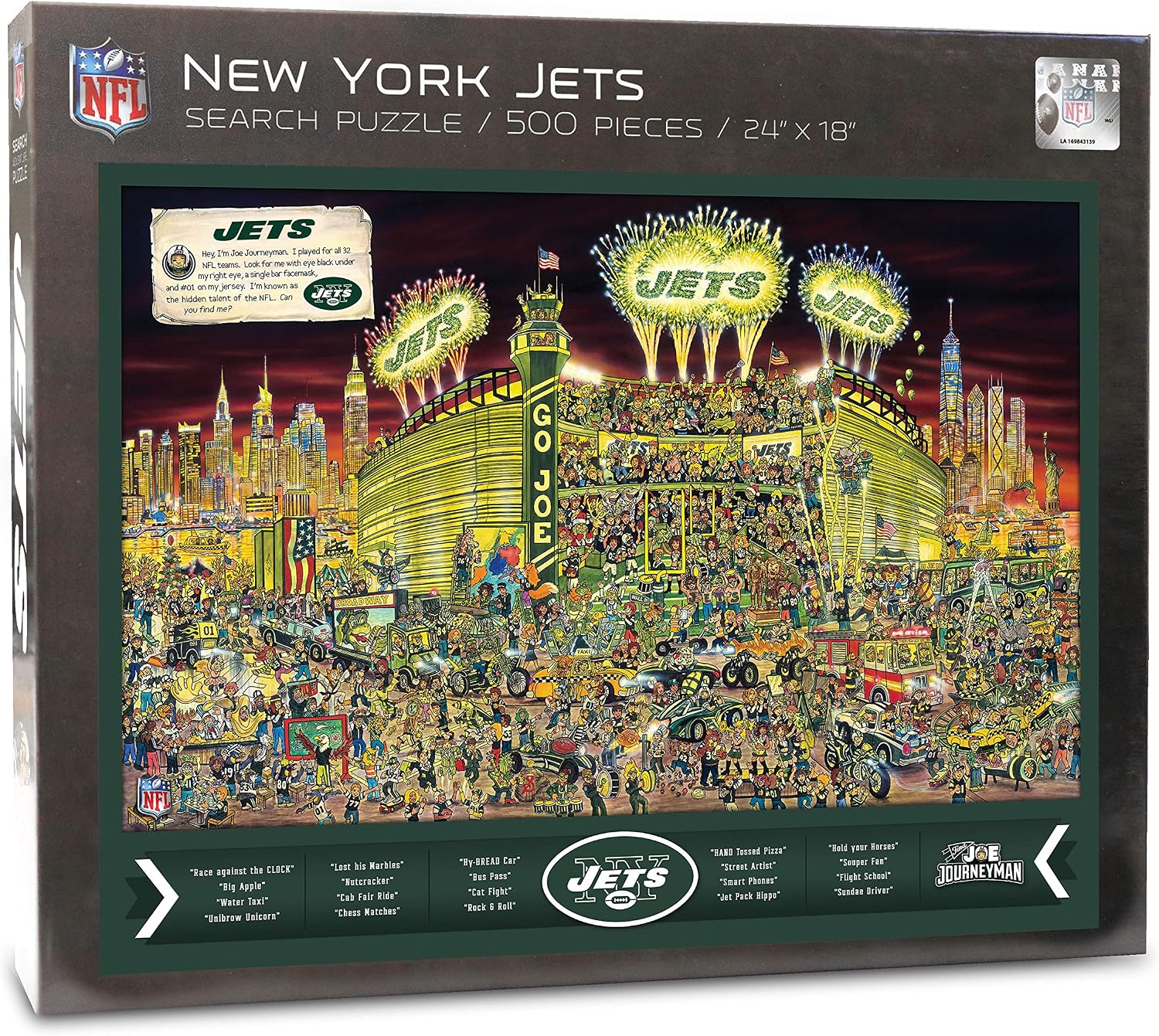 Thumbnail 6 de YouTheFan NFL Joe Journeyman 18" x 24" 500-Piece Team Puzzle