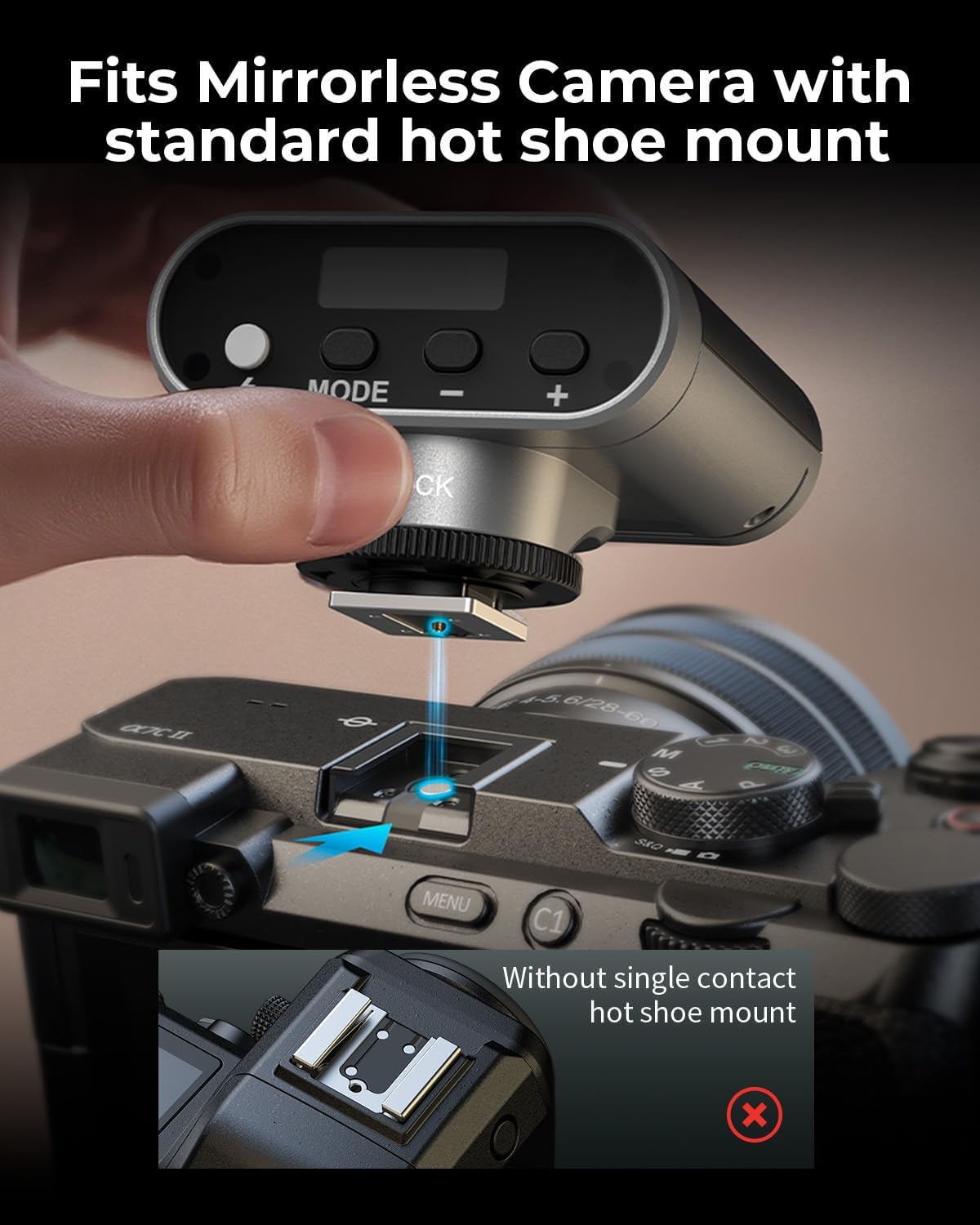 Thumbnail 4 de SmallRig Mini flash RS20: illuminazione portatile per Sony, Canon e altro ancora