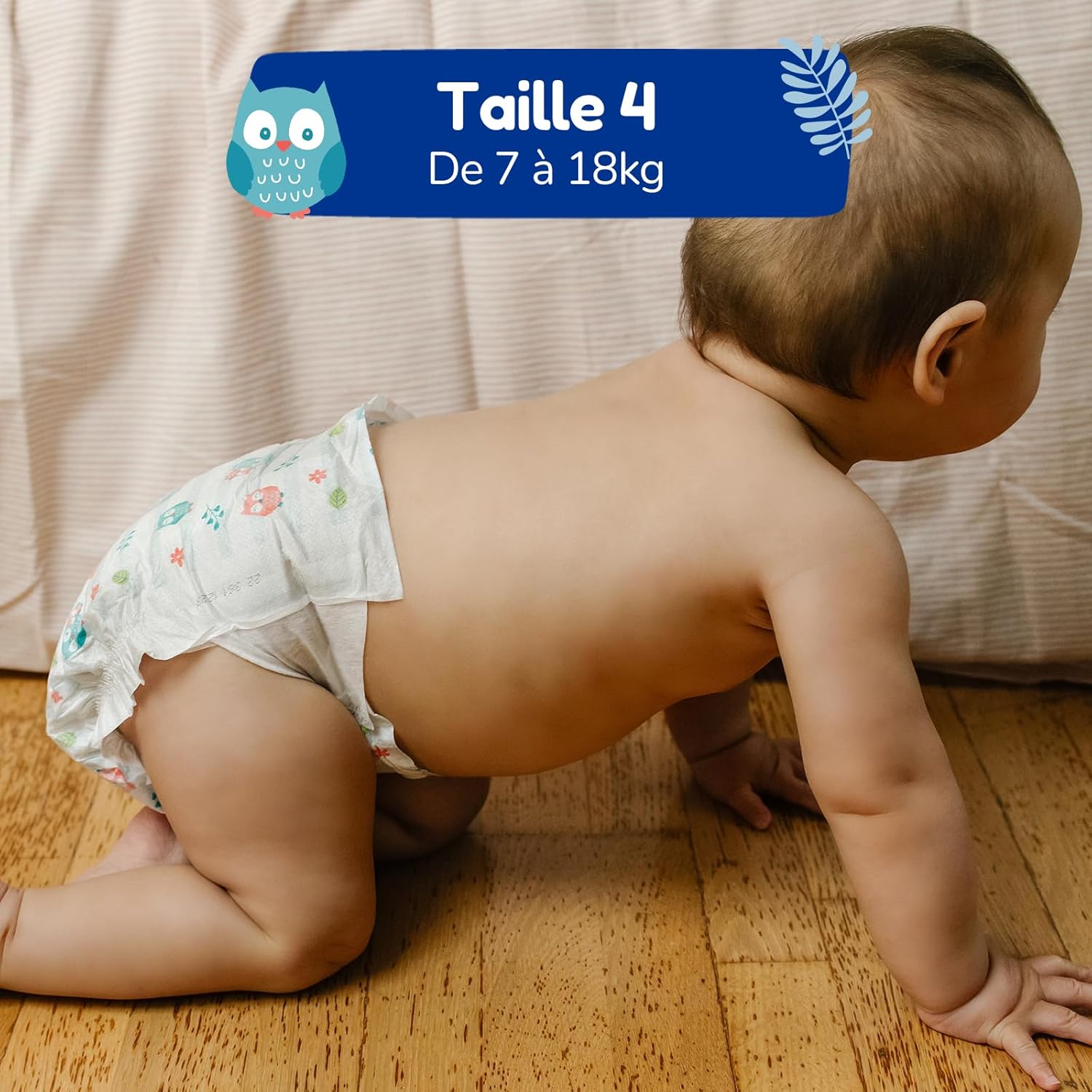 Thumbnail 1 de CARRYBOO Couches Taille 4 (7-18 kg) – Peaux sensibles, ultra absorbantes, anti-fuites jusqu’à 12 h (pack 1 mois)