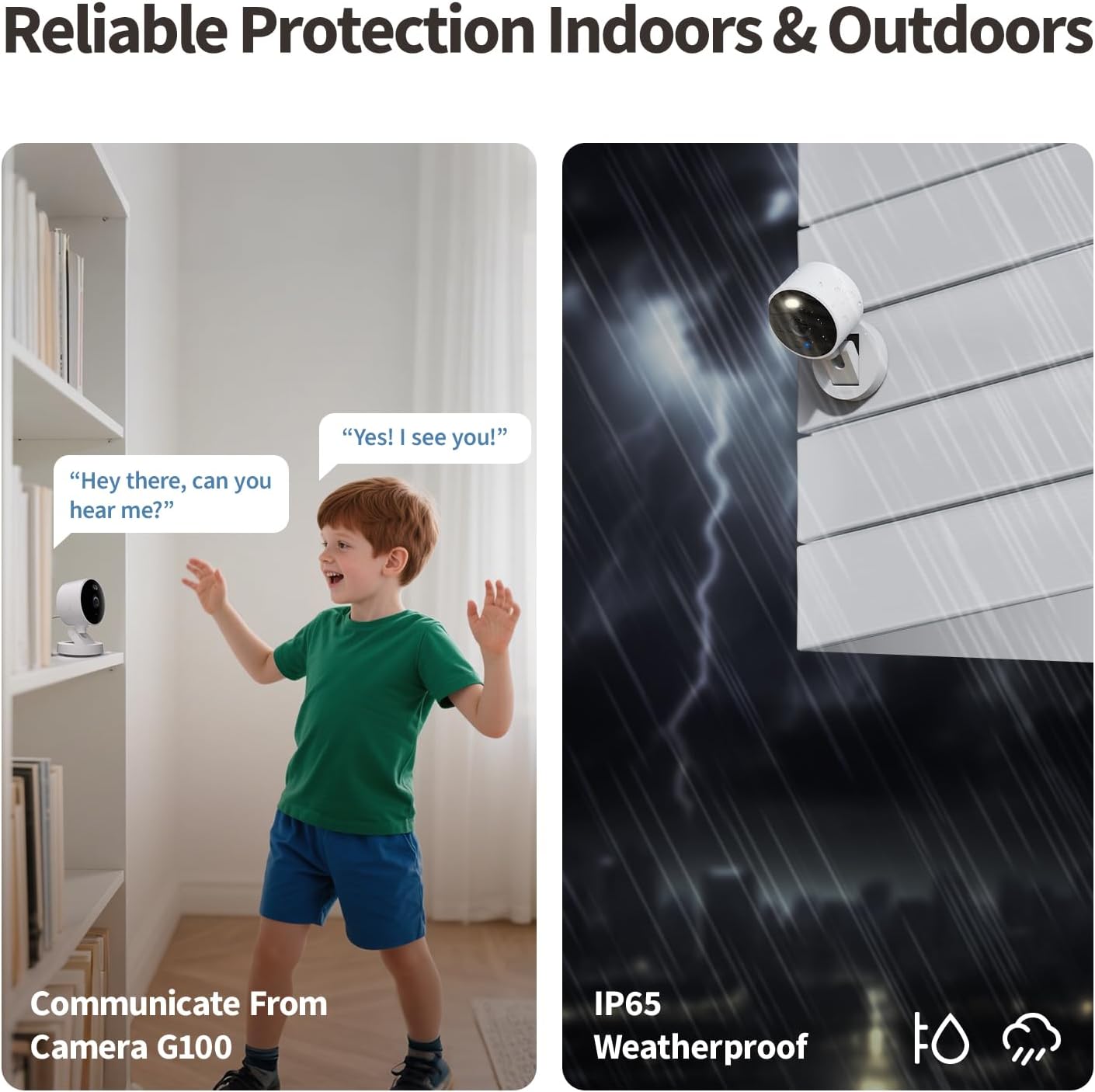 Thumbnail 3 de Aqara G100 2K security camera with 140° FOV