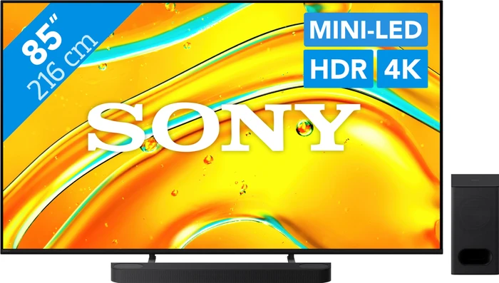 Thumbnail 30 de Sony Bravia 85 Zoll XR Mini-LED 2025 + Bar 6 Schwarz