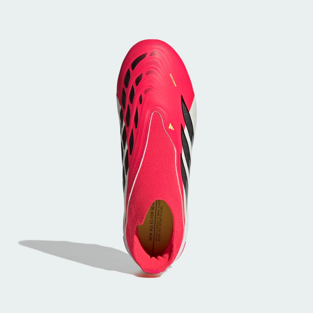 Thumbnail 2 de Bota de fútbol sin cordones Predator LEAGUE para césped natural seco de Adidas (Rojo)