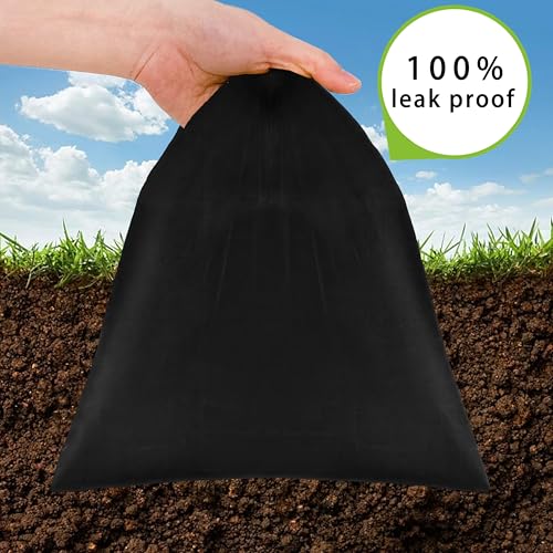Detalle de AiTodos® 600 pezzi Sacchetti Cane Cacca 31x22cm Nero PE, 40 Rotoli