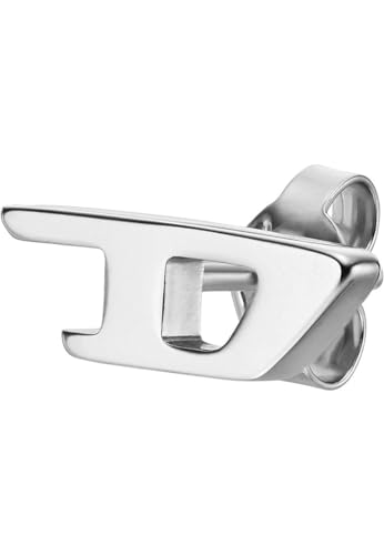 Thumbnail 2 de Boucles d'oreilles Diesel en acier inoxydable pour hommes – fermoir poste et arrière