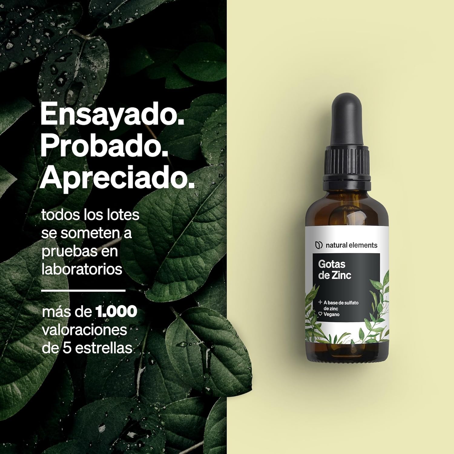 Detalle 2 de Zinc Iónico Líquido 100ml 🌱 Alta absorción, sistema inmunitario