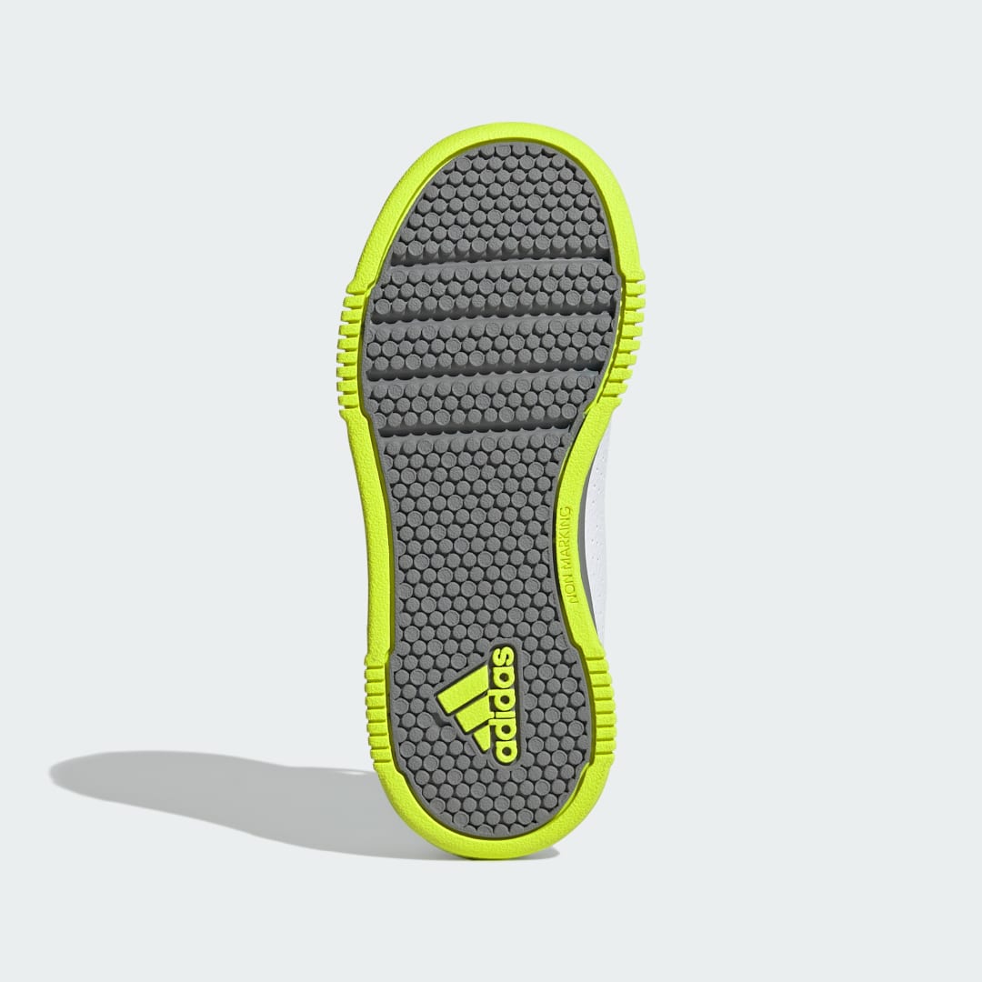 Detalle de Zapatilla Tensaur Hook and Loop de Adidas en blanco