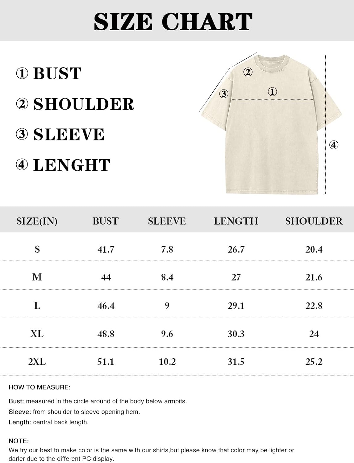 Thumbnail 4 de Oversized T-Shirt für Herren Regular Fit