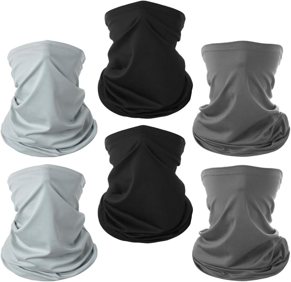 Detalle de Breathable Bandana Face Masks, 6-Pack