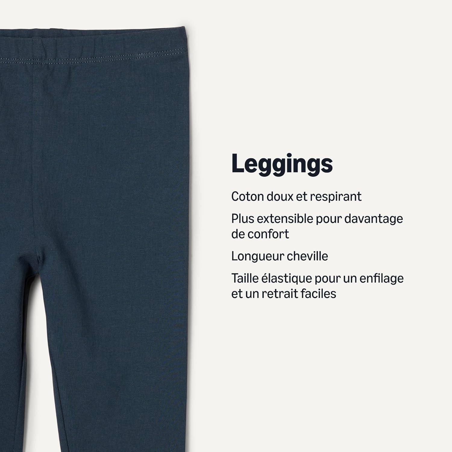 Thumbnail 2 de Amazon Essentials Bébé Fille Legging taille haute en coton doux
