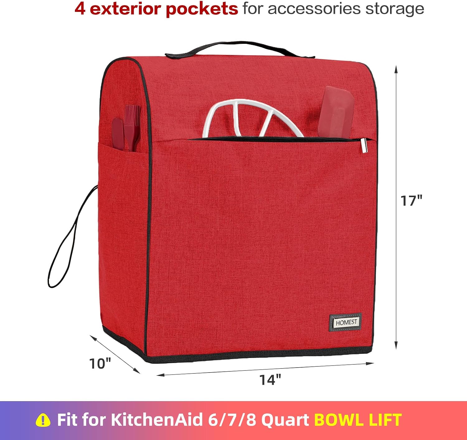 Thumbnail 2 de HOMEST Stand Mixer Dust Cover 14 x 10 x 17 Inches