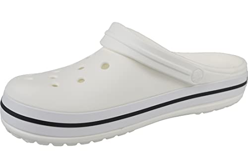 Detalle de Crocs Unisex Crocband Clogs – White (UK 3 Men / 4 Women)