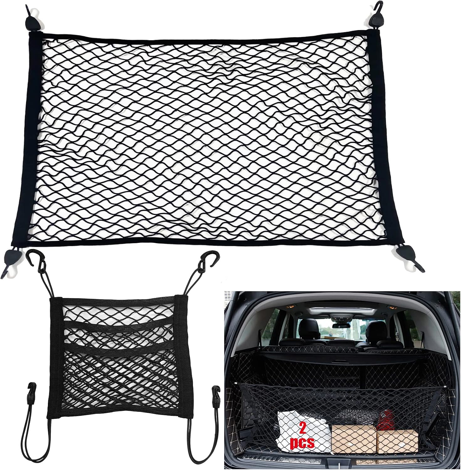Detalle de Naturezhen Elastic Cargo Net Spandex