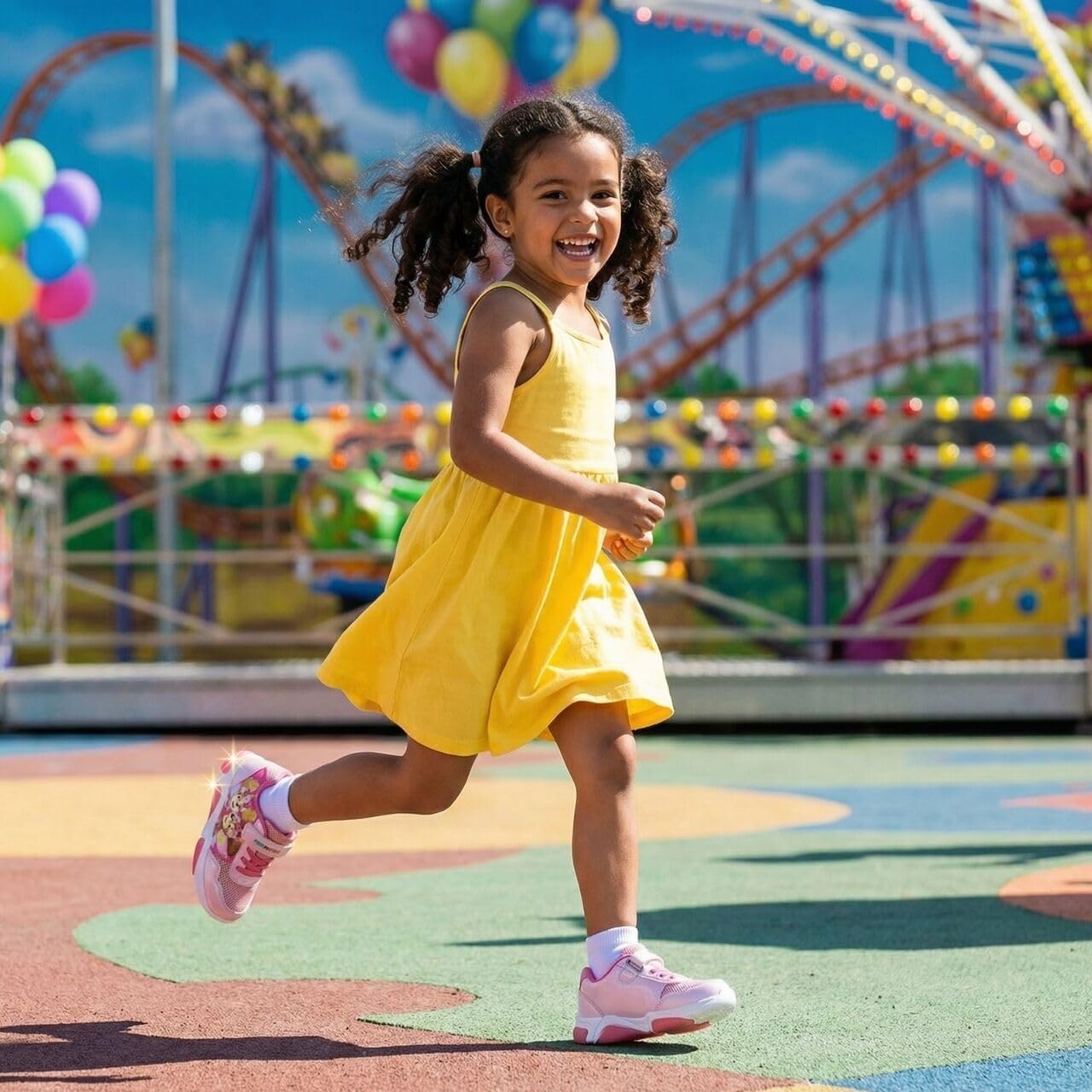 Detalle de Leomil Paw Patrol Parent_PW_Sneakers_Girl_LED_All lichtgevende meisjessneakers met EVA-zool