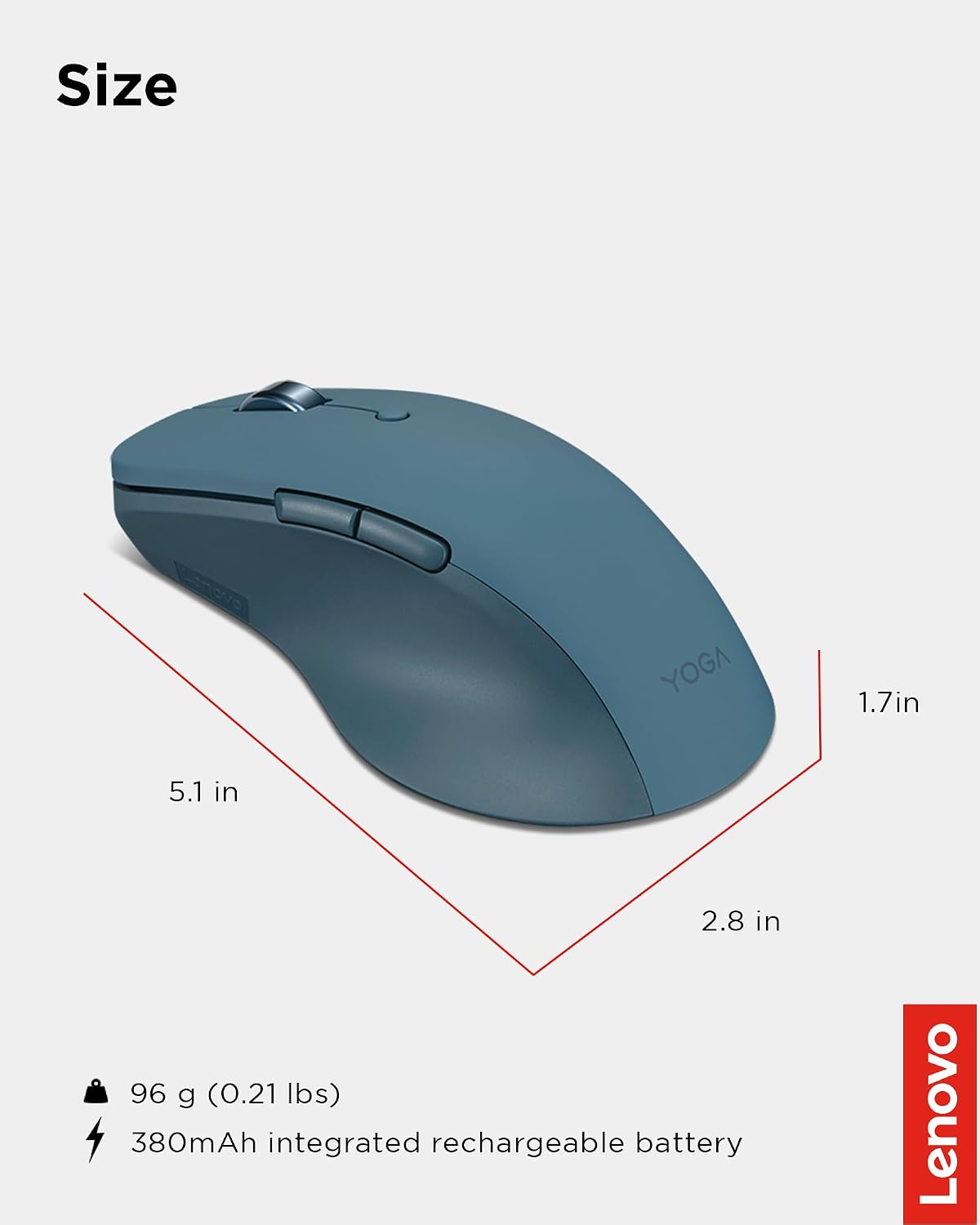 Detalle 2 de Lenovo Bluetooth Mouse