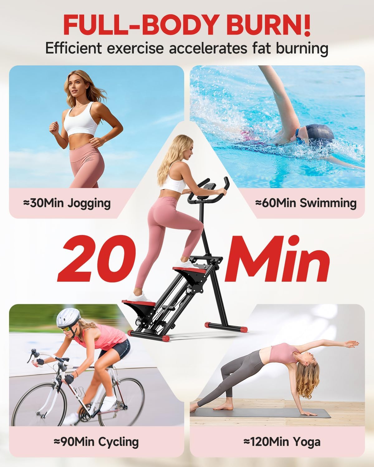 Detalle de Stair Stepper with 3-Level Resistance