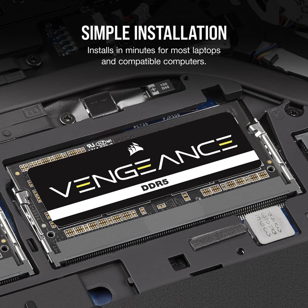 Detalle 2 de CORSAIR Vengeance SODIMM DDR5 32GB 5600MHz