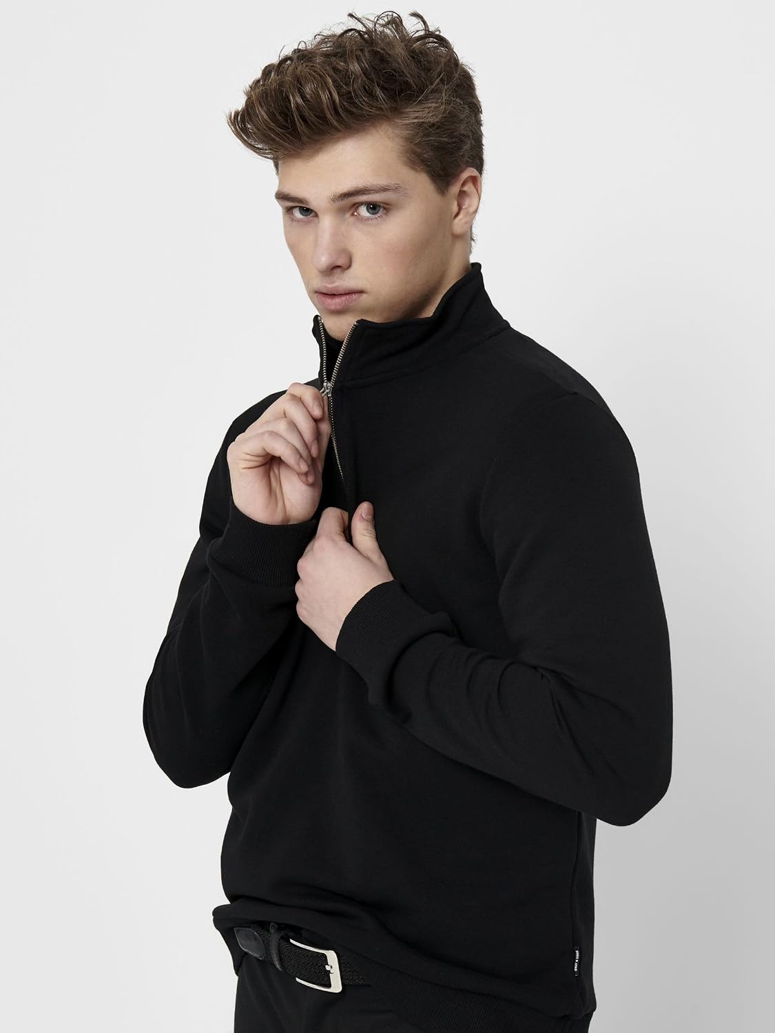 Thumbnail 6 de ONLY&SONS Onsceres Life Half Zip Sweat da uomo in felpa mezza zip