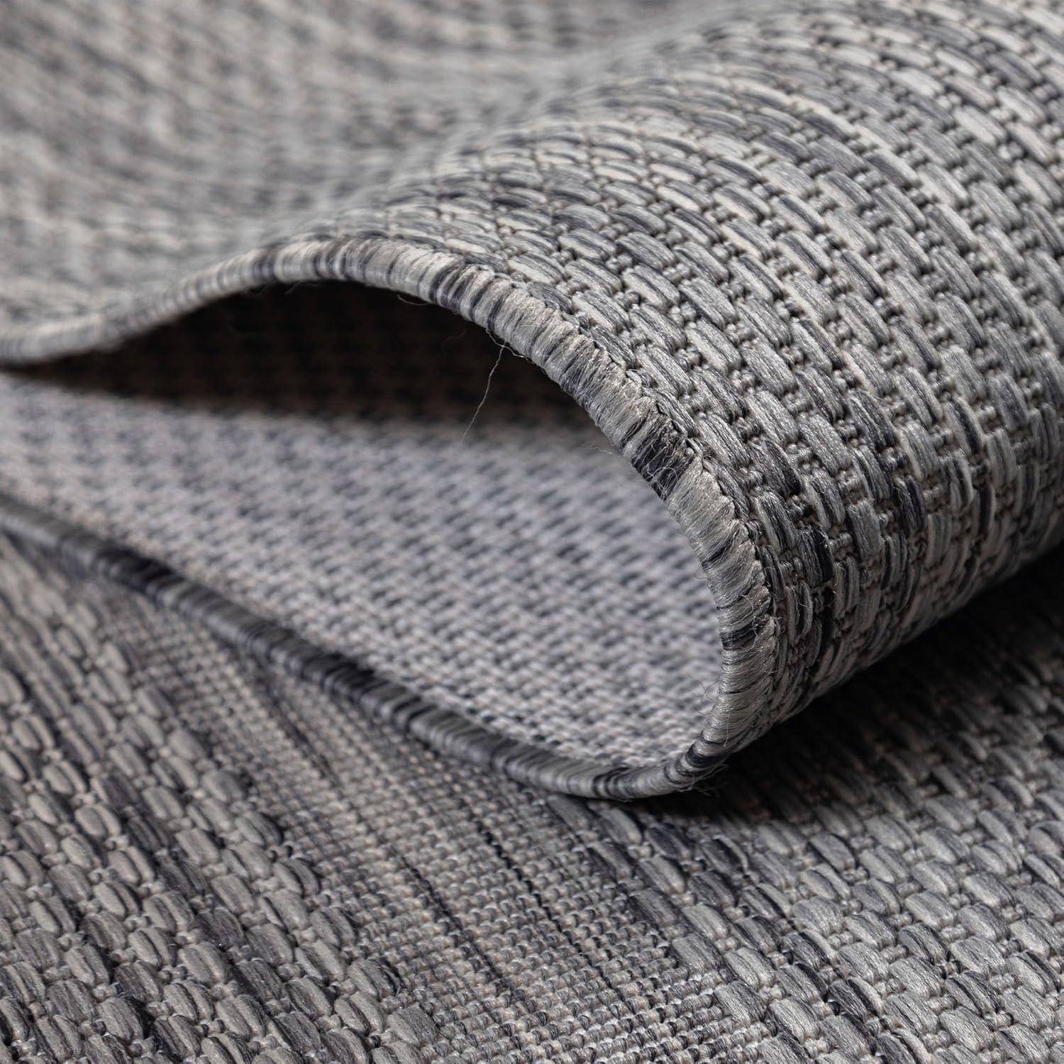 Thumbnail 4 de Outdoor Teppich Wetterfest Grau 280 x 370 cm – Carpettex, Sisal-Look