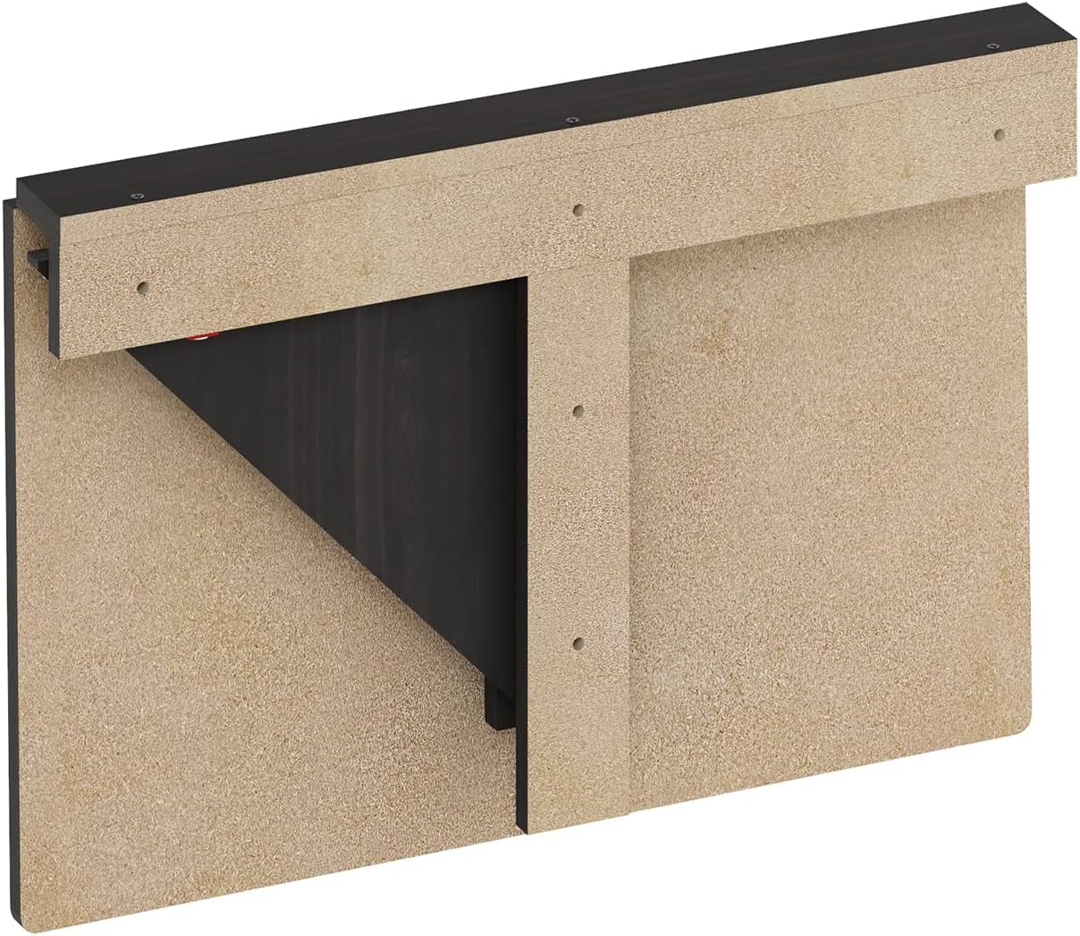 Thumbnail 4 de Furinno Hermita Mesa Plegable de Pared, Madera Espresso