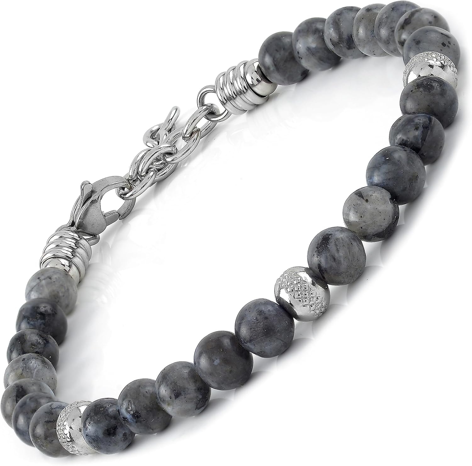 10:10 Bracciale Labradorite 6 mm 💎