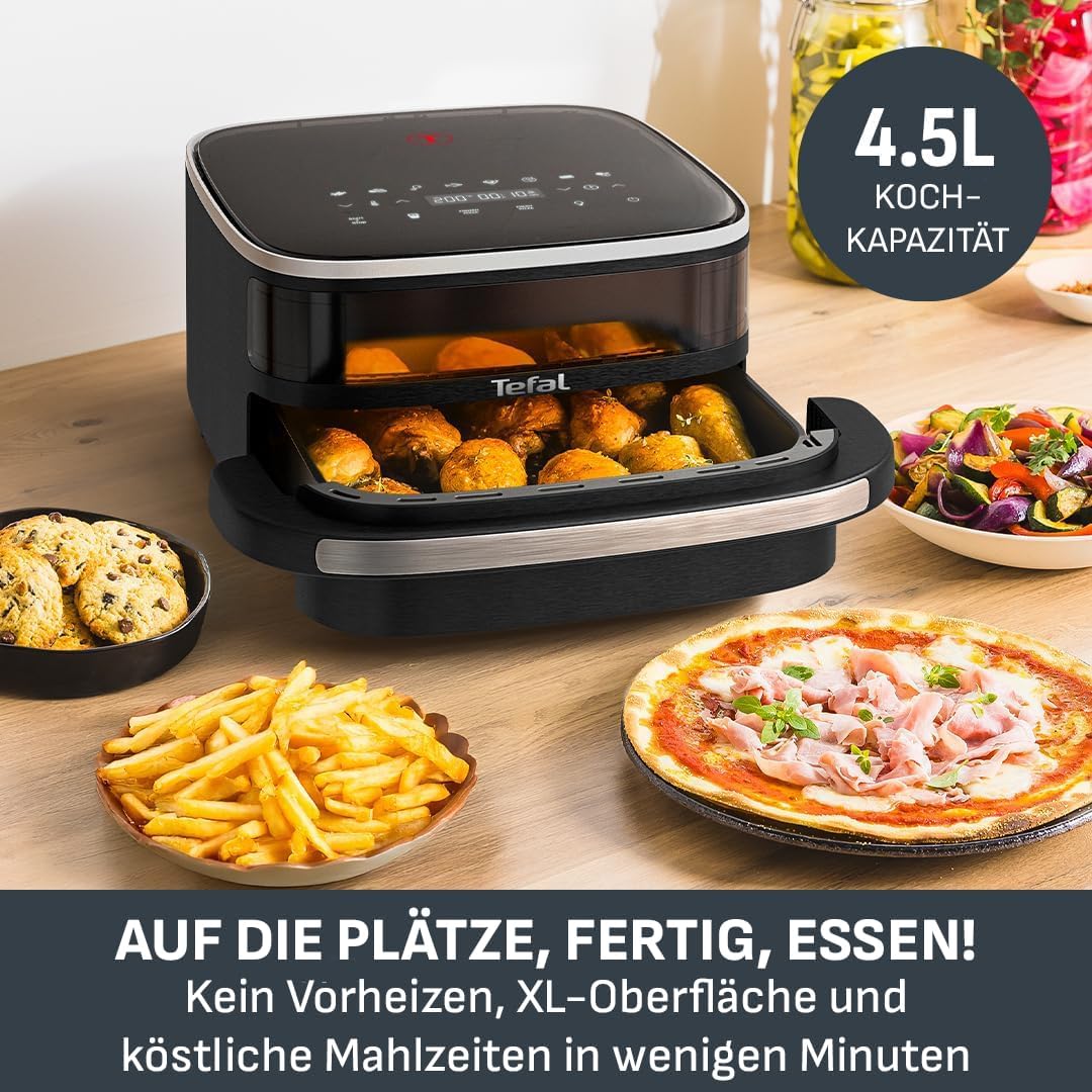 Thumbnail 1 de Tefal Easy Fry XL Surface Heißluftfritteuse – Airfryer mit Sichtfenster und XL-Garfläche (bis 1 kg)